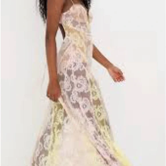 For Love & Lemons Blossom Lace Maxi Dress - Picture 3 of 5